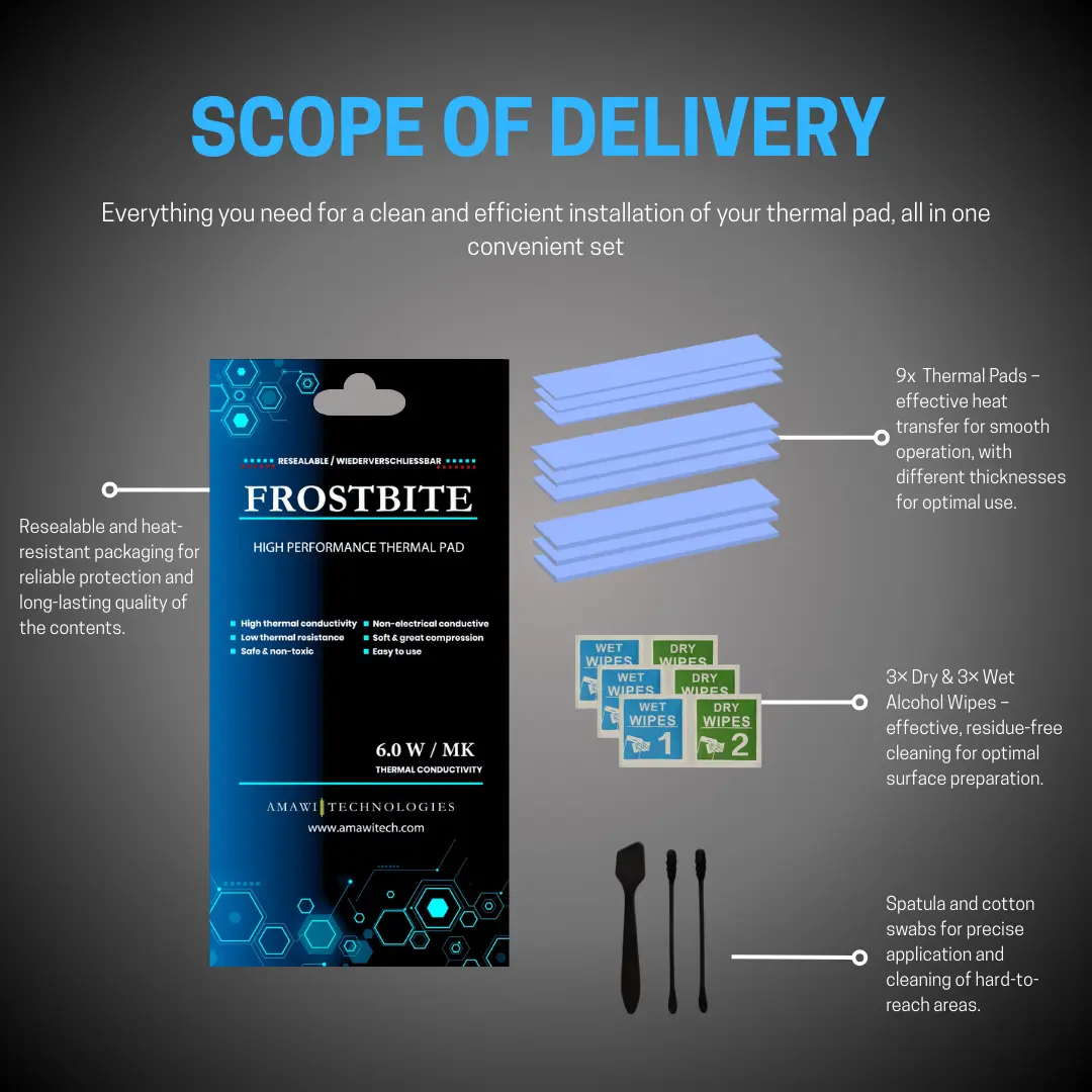 Frostbite Thermal Pad – 6 W/mK thumbnail 3
